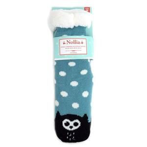 Owl Plush Fleece Lined Sherpa Slipper Socks (Child/Adult)